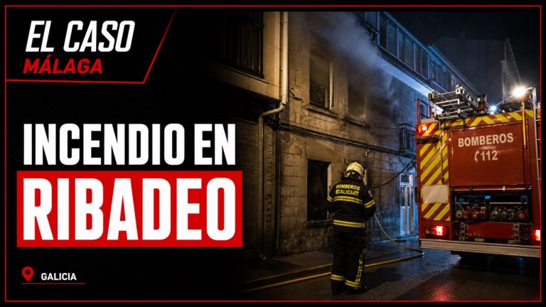 Portada editorial de El Caso Málaga para «Un incendio calcina el salón de una vivienda en Ribadeo sin causar heridos»
