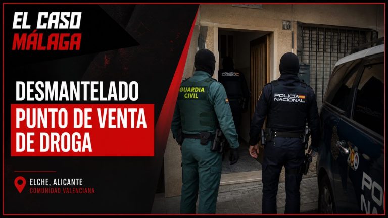 Portada editorial de El Caso Málaga para «Desmantelado en Elche un punto de venta de droga que operaba desde una vivienda»