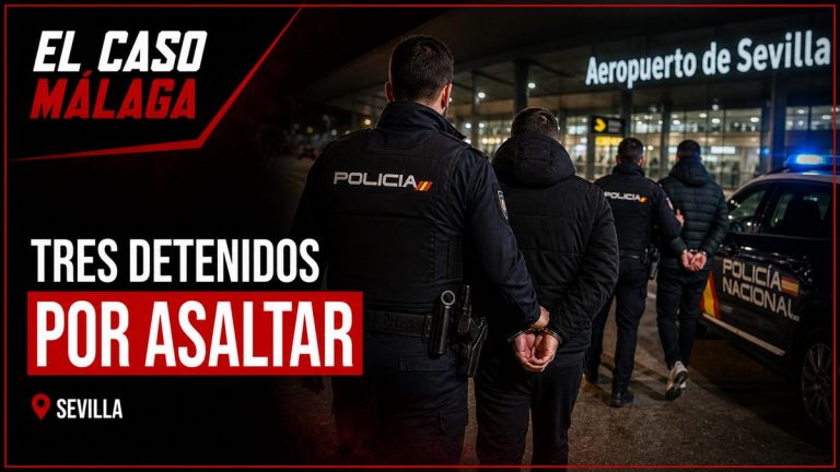 Portada editorial de El Caso Málaga para «Tres detenidos por seguir desde el aeropuerto y asaltar a una familia de turistas en Sevilla»