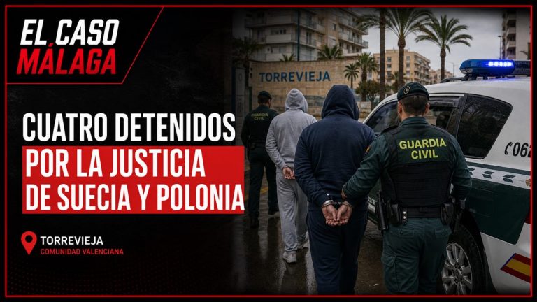 Portada editorial de El Caso Málaga para «Cuatro detenidos en Torrevieja reclamados por la justicia de Suecia y Polonia»