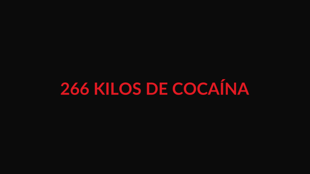 Composición editorial no documental sobre una gran incautación de cocaína en Nueva York