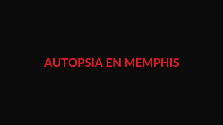 Composición editorial no documental sobre la autopsia de Tyrin Johnson en Memphis