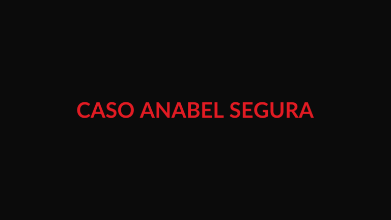 Composición editorial no documental sobre el caso Anabel Segura