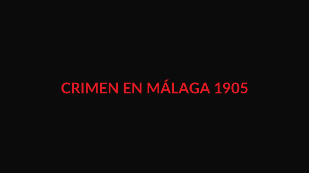 Composición editorial no documental sobre el crimen de Antonio Jiménez Astorga en Málaga en 1905