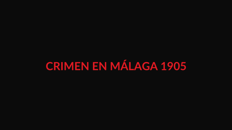 Composición editorial no documental sobre el crimen de Antonio Jiménez Astorga en Málaga en 1905