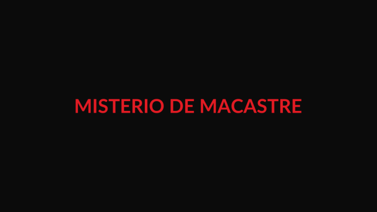 Composición editorial no documental sobre el caso Macastre
