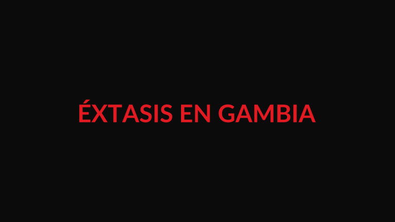 Composición editorial no documental sobre una operación antidroga con éxtasis en Gambia