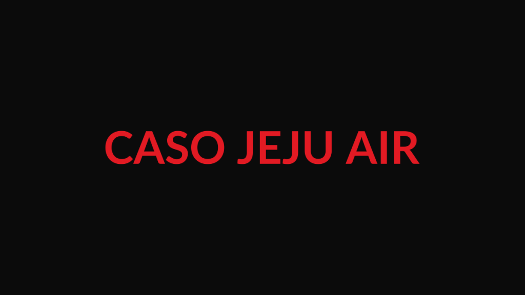 Composición editorial no documental sobre la investigación del desastre de Jeju Air