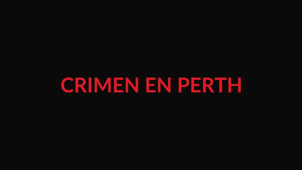 Composición editorial no documental sobre un asesinato investigado en Perth