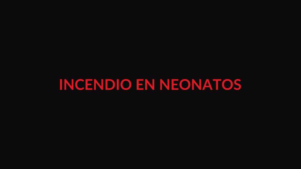 Composición editorial no documental sobre el incendio en una UCI neonatal de Islamabad