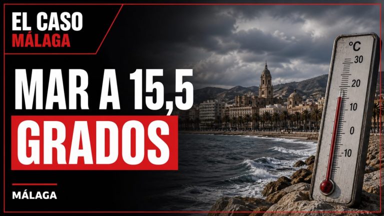 Portada editorial de El Caso Málaga sobre Mar de Málaga a 15,5 grados