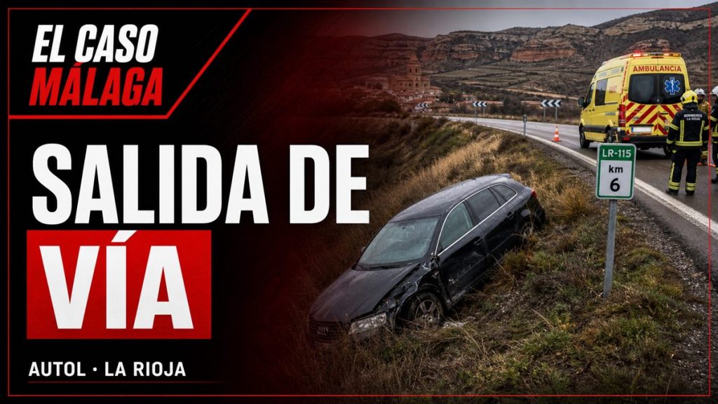 Portada de El Caso Málaga sobre una salida de vía en Autol, La Rioja