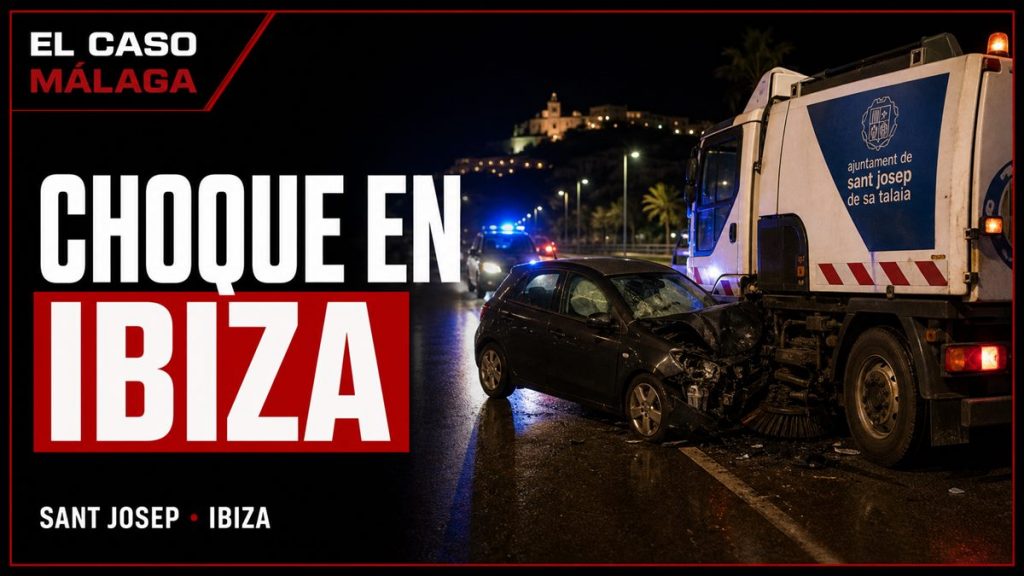 Portada de El Caso Málaga sobre un choque grave en Sant Josep, Ibiza