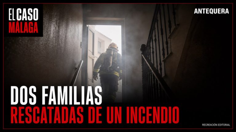 Recreación editorial: DOS FAMILIAS RESCATADAS DE UN INCENDIO