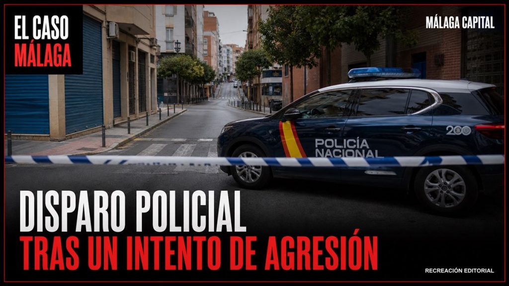 Recreación editorial: DISPARO POLICIAL TRAS UN INTENTO DE AGRESIÓN