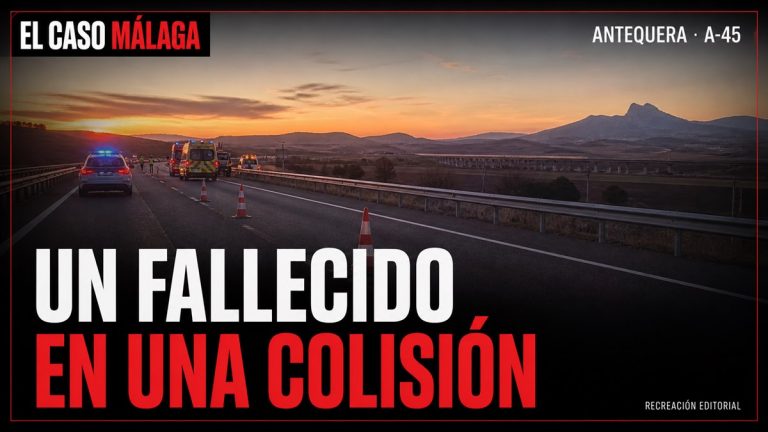 Recreación editorial: UN FALLECIDO EN UNA COLISIÓN