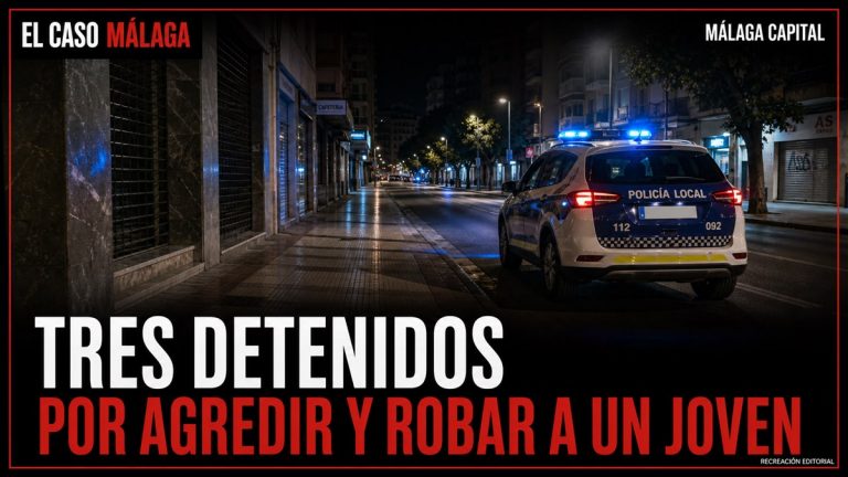 Recreación editorial: TRES DETENIDOS POR AGREDIR Y ROBAR A UN JOVEN