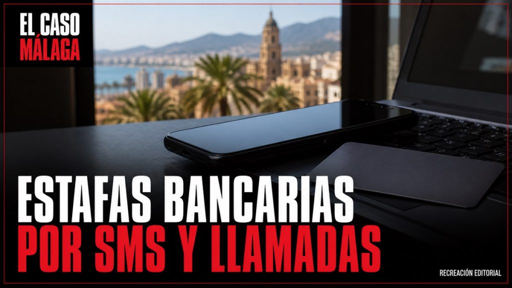 Recreación editorial: ESTAFAS BANCARIAS POR SMS Y LLAMADAS
