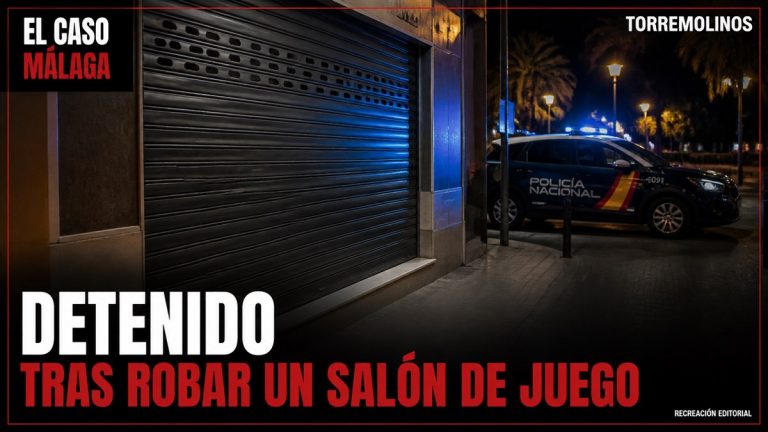 Recreación editorial: DETENIDO TRAS ROBAR UN SALÓN DE JUEGO