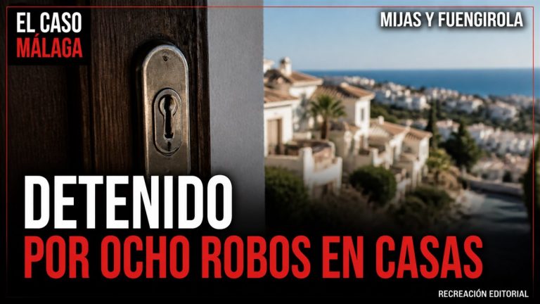 Recreación editorial: DETENIDO POR OCHO ROBOS EN CASAS