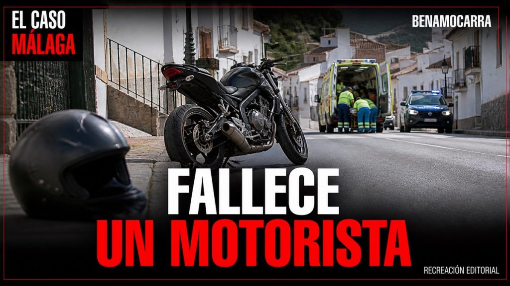 Recreación editorial: FALLECE UN MOTORISTA
