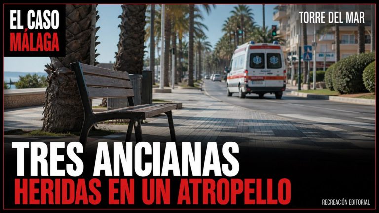 Recreación editorial: TRES ANCIANAS HERIDAS EN UN ATROPELLO