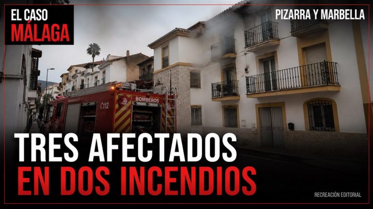 Recreación editorial: TRES AFECTADOS EN DOS INCENDIOS