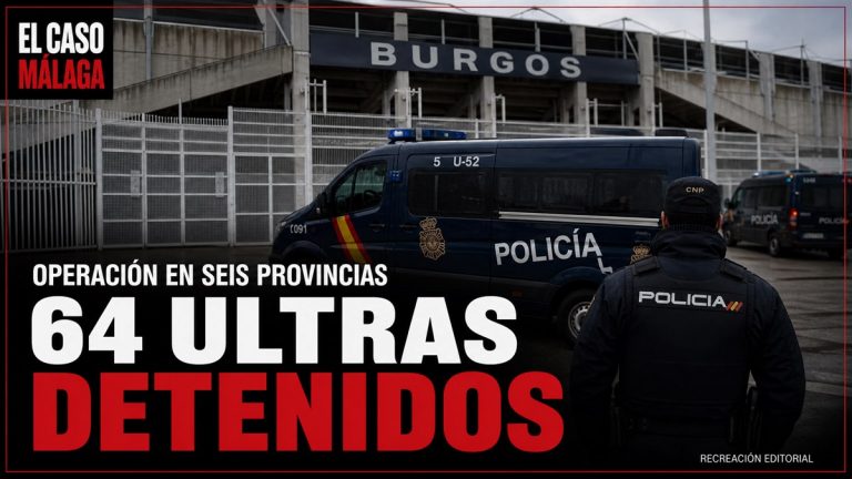 Recreación editorial: 64 ULTRAS DETENIDOS