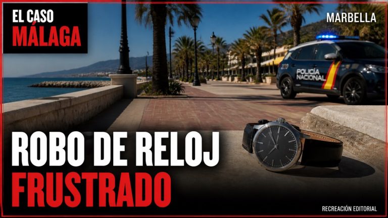Recreación editorial: ROBO DE RELOJ FRUSTRADO