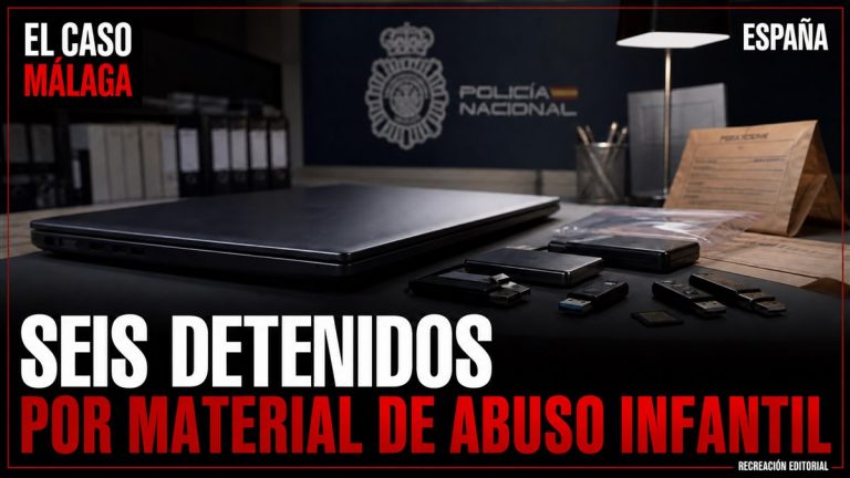 Recreación editorial: SEIS DETENIDOS POR MATERIAL DE ABUSO INFANTIL