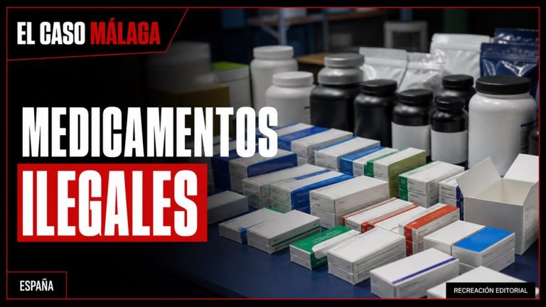 Recreación editorial: MEDICAMENTOS ILEGALES. ESPAÑA.