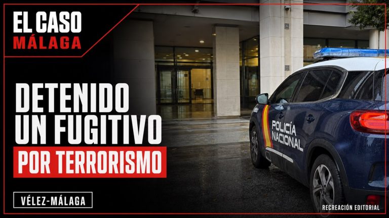 Recreación editorial: DETENIDO UN FUGITIVO POR TERRORISMO. VÉLEZ-MÁLAGA.