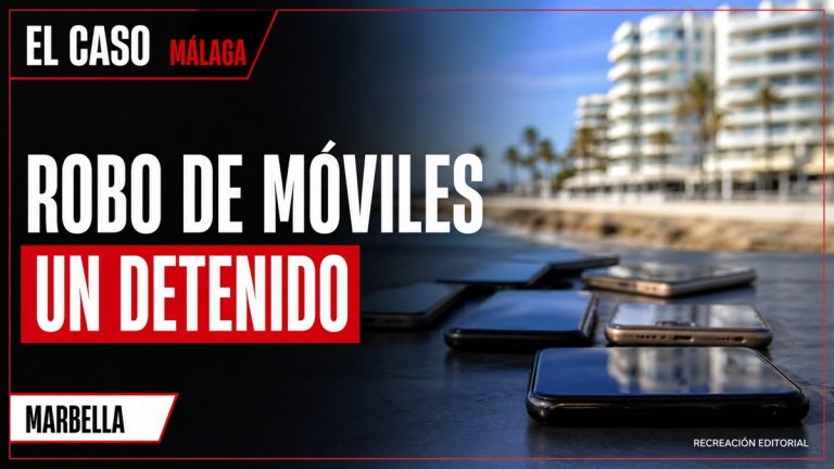 Recreación editorial: ROBO DE MÓVILES UN DETENIDO. MARBELLA.