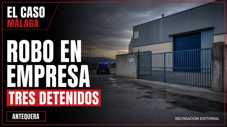 Recreación editorial: ROBO EN EMPRESA TRES DETENIDOS. ANTEQUERA.