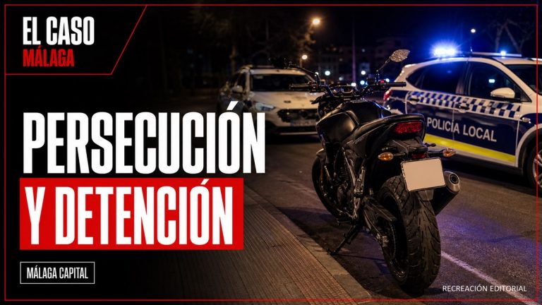 Recreación editorial: PERSECUCIÓN Y DETENCIÓN. MÁLAGA CAPITAL.