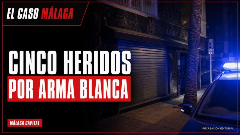 Recreación editorial: CINCO HERIDOS POR ARMA BLANCA. MÁLAGA CAPITAL.