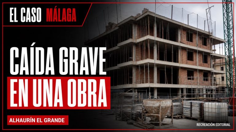 Recreación editorial: CAÍDA GRAVE EN UNA OBRA. ALHAURÍN EL GRANDE.