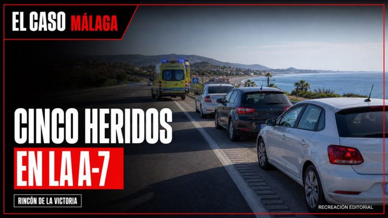 Recreación editorial: CINCO HERIDOS EN LA A-7. RINCÓN DE LA VICTORIA.