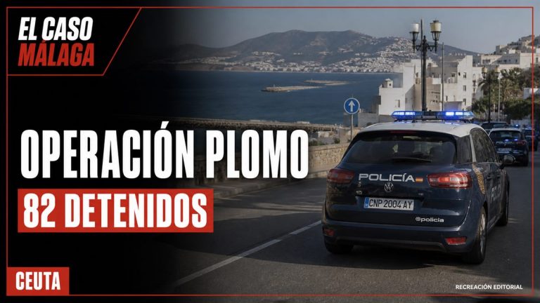 Recreación editorial: OPERACIÓN PLOMO 82 DETENIDOS. CEUTA.