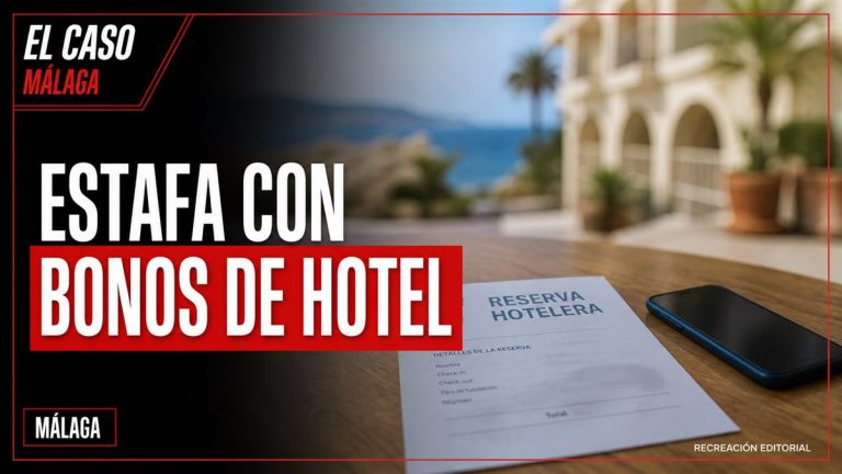 Recreación editorial: ESTAFA CON BONOS DE HOTEL. MÁLAGA.