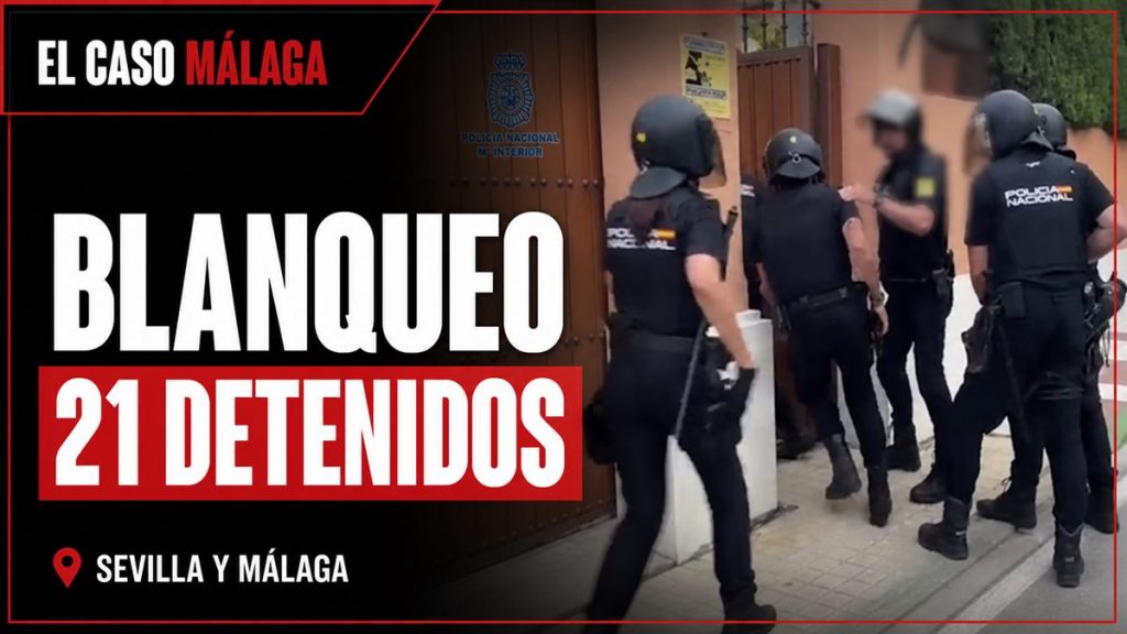 Fotografía de la noticia: BLANQUEO 21 DETENIDOS. SEVILLA Y MÁLAGA.