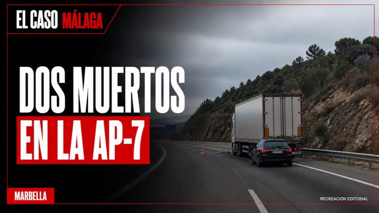 Recreación editorial: DOS MUERTOS EN LA AP-7. MARBELLA.