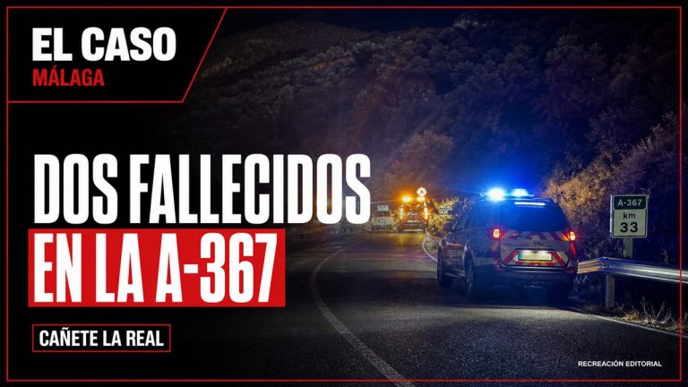 Recreación editorial: DOS FALLECIDOS EN LA A-367. CAÑETE LA REAL.