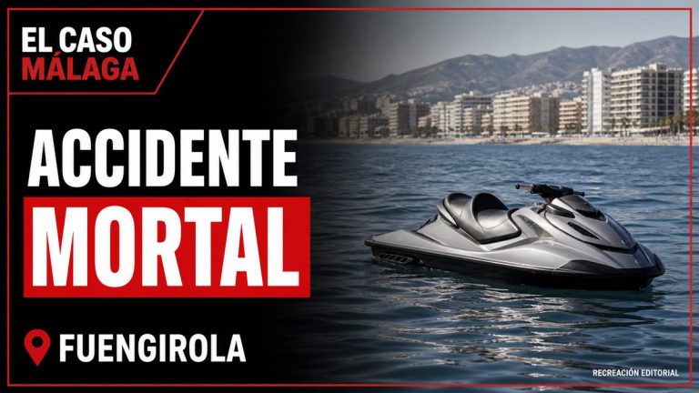 Recreación editorial: ÚLTIMA HORA – Muere un hombre al sufrir un accidente con una moto acuática en Fuengirola