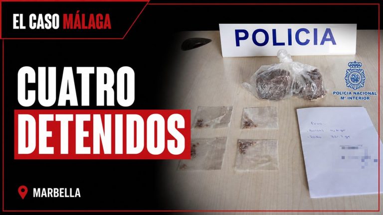 Portada basada en la fotografía de la noticia: La Policía Nacional detiene en un control en Marbella a cuatro ocupantes de un vehículo tras intervenirles 320 gramos de MDMA