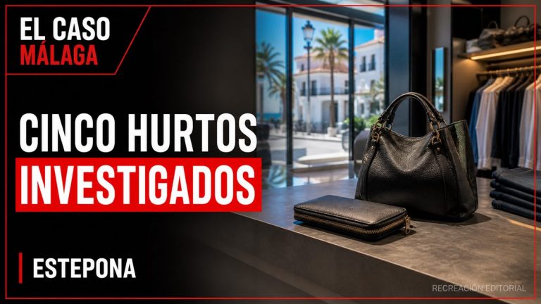 Recreación editorial: La Policía Nacional detiene en Estepona a una joven por la comisión de cinco hurtos con el método de la ‘muleta’