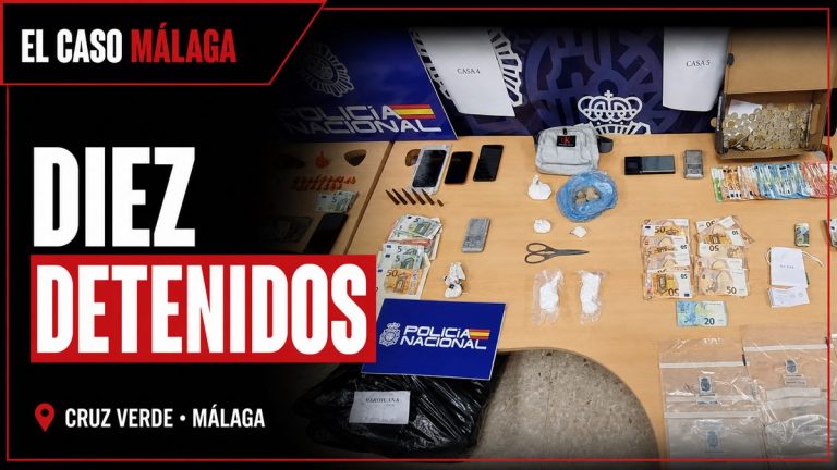 Portada basada en la fotografía de la noticia: La Policía Nacional desarticula un punto de venta de droga en Málaga y detiene a diez personas en relación con la trama