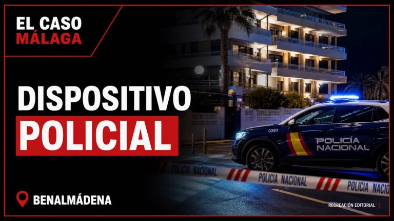 Recreación editorial: VÍDEO – La Policía Nacional logra reducir y detener a un hombre armado tras sembrar anoche el pánico en un piso turístico de Benalmádena 