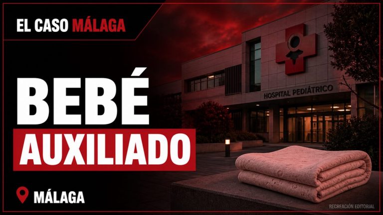 Recreación editorial: URGENTE – ENCUENTRAN ABANDONADO A UN BEBÉ EN MÁLAGA
