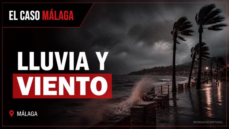 Recreación editorial: ALERTA METEOROLÓGICA EN MÁLAGA
